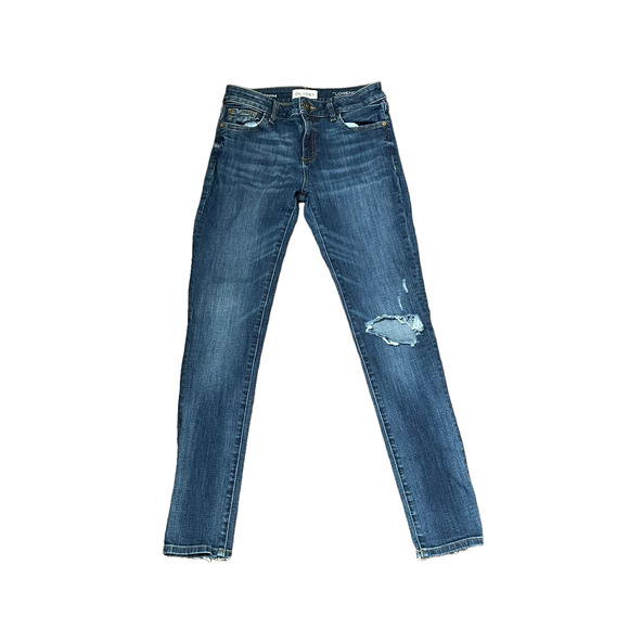 DL1961 Jeans Size‎ 27X30 Florence Insta Sculpt Seymour Denim Stretch Distressed - Picture 1 of 8